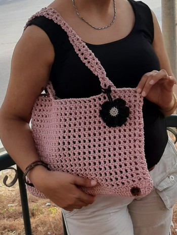 El Örgüsü Çanta Model 2