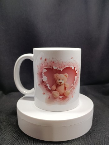 Ayıcık Desenli Kupa Bardak