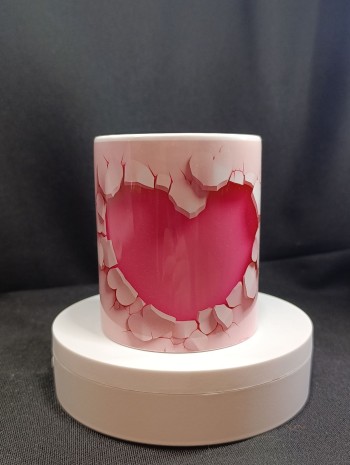 Kırık Kalp 2 Porselen Kupa Bardak