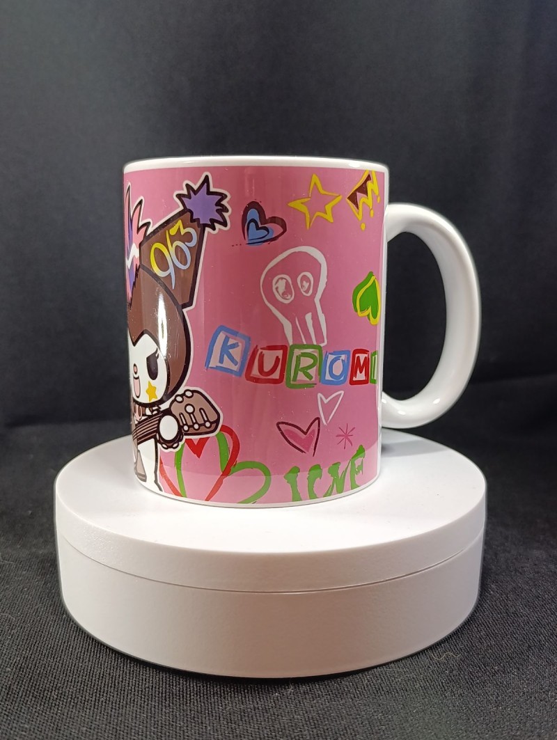 Kuromi Love Porselen Kupa Bardak