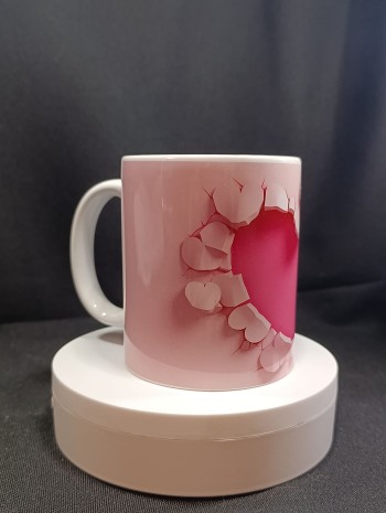 Kırık Kalp 2 Porselen Kupa Bardak